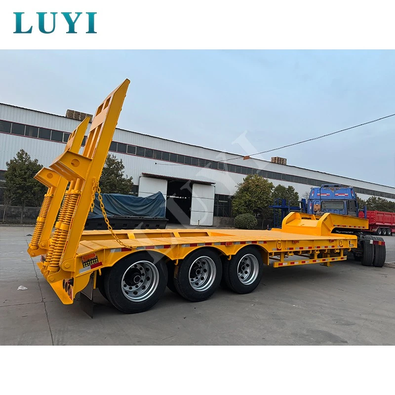 3-axle 60-ton Low-bed Semi-trailer best