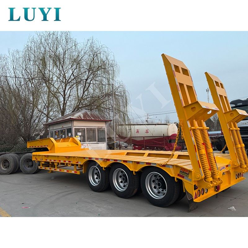 3-axle 60-ton Low-bed Semi-trailer price