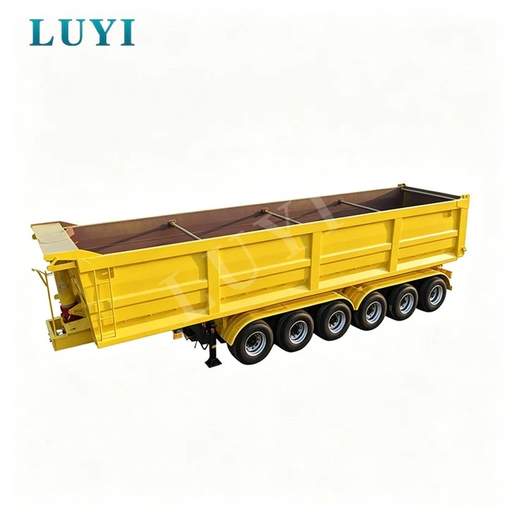 rơ moóc bán tải phía sau tải nặng 6 trục để vận chuyển hàng rời