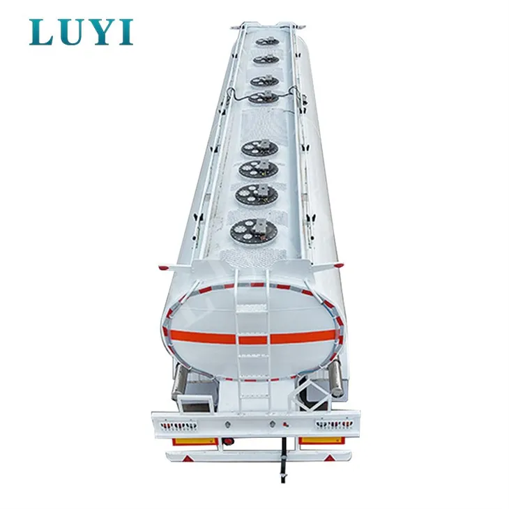 Trailer xe tăng 3 trục bằng thép carbon mới