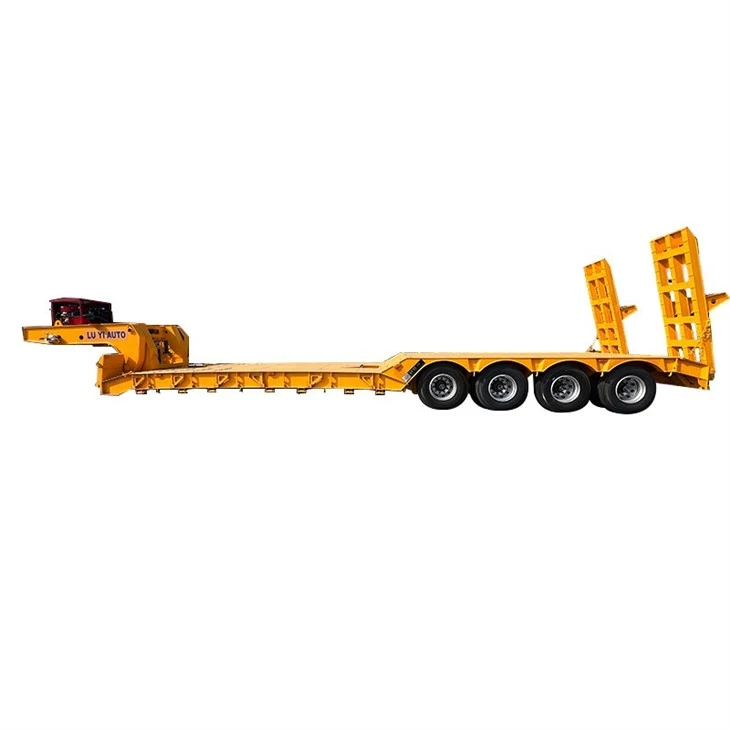 Reliable Four Axle Gooseneck Lowbed Trailer best